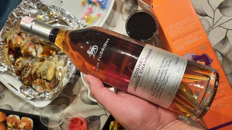 Коньяк A. de Fussigny Grande Champagne Crus du Collection VSOP 0.7 л в коробке