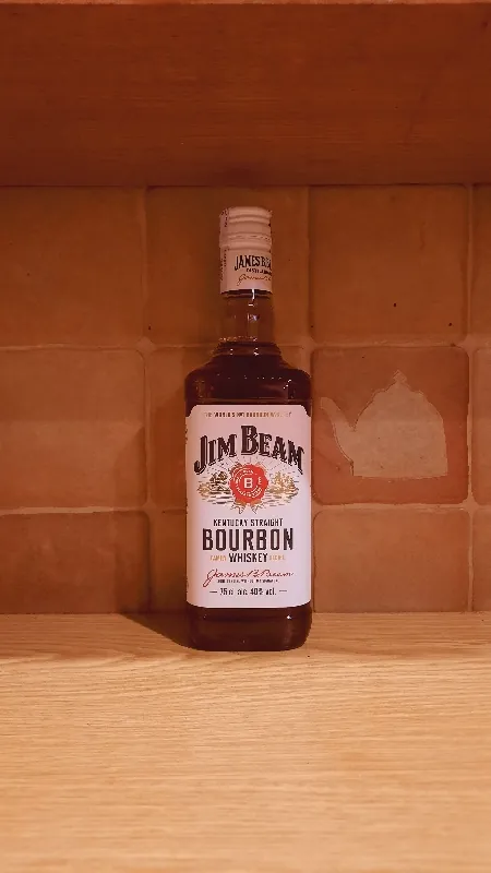 Виски Jim Beam White Label Kentucky Straight Bourbon Whiskey, 750 мл, 40%