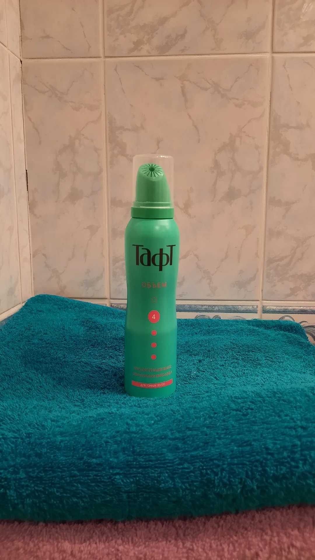 Мусс для укладки волос Тафт «Объём», уровень фиксации 4, 150 мл