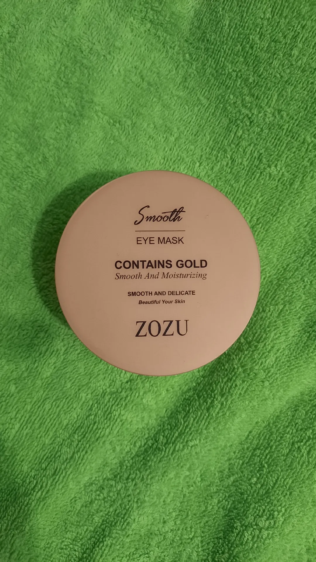 Гидрогелевые патчи для глаз Zozu с 24-каратным золотом, 60 шт