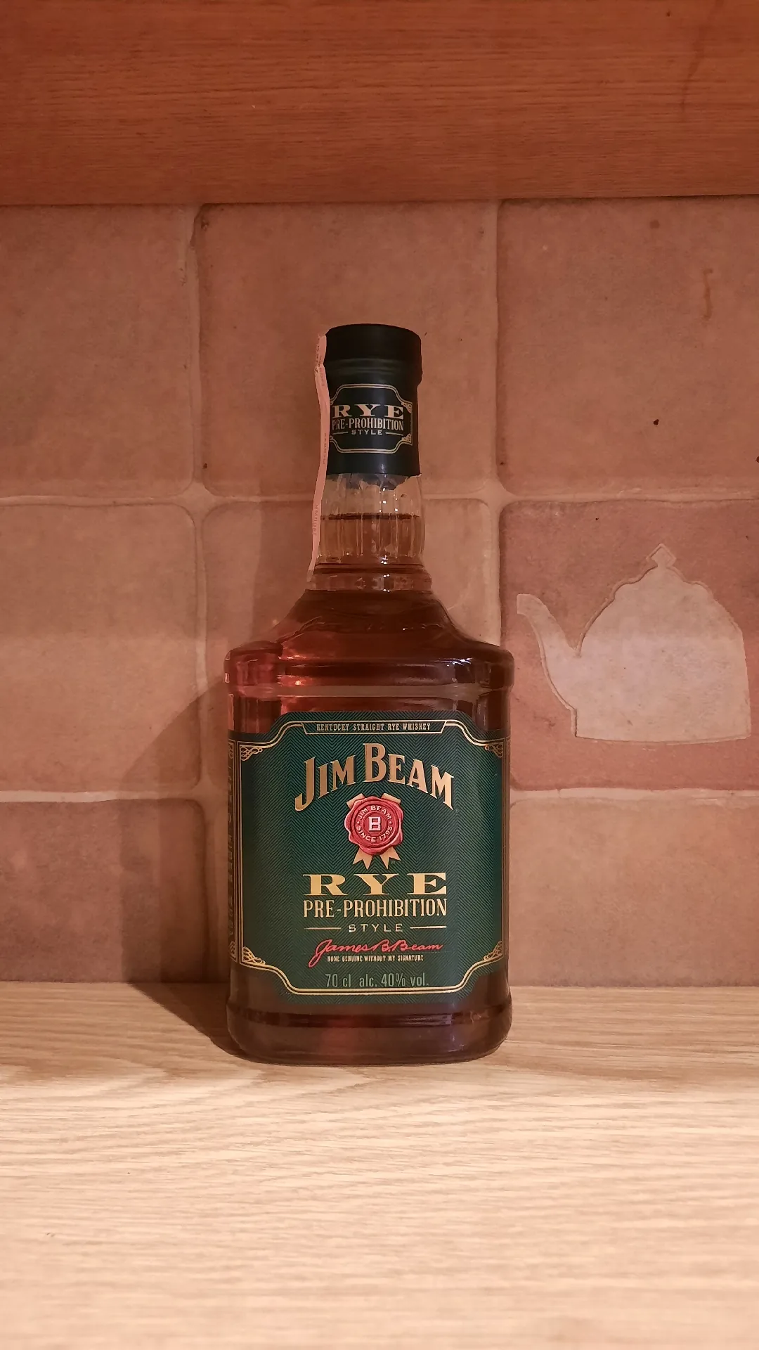 Виски Jim Beam Rye Pre-Prohibition Style, 0,7 л, 40%