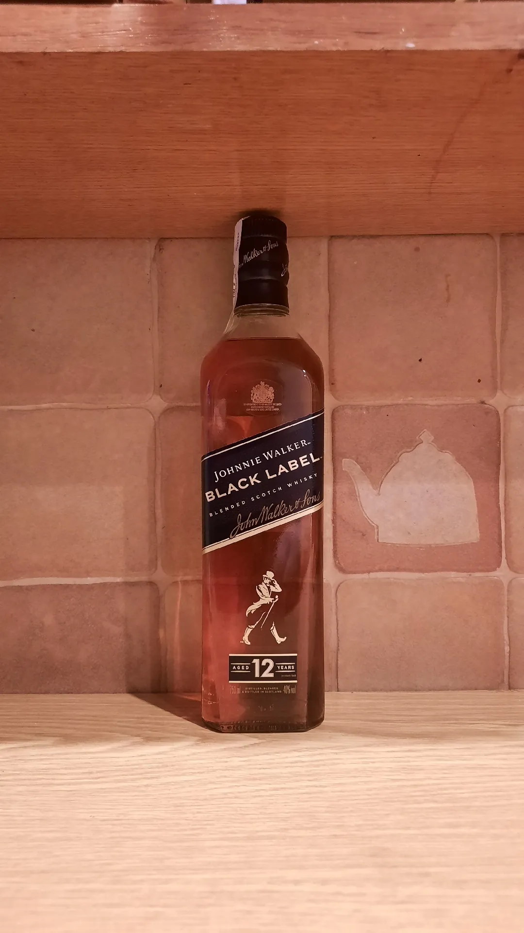 Виски Johnnie Walker Black Label 12-летний, 40%, 750 мл
