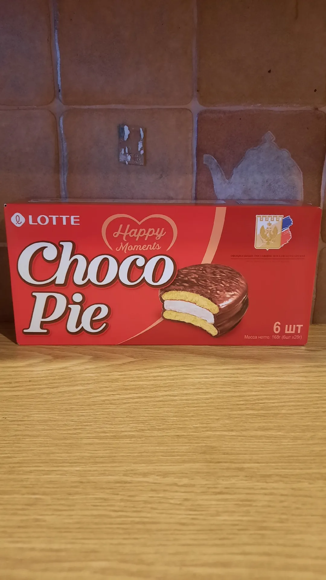 Печенье глазированное «Lotte Choco Pie», 168 г