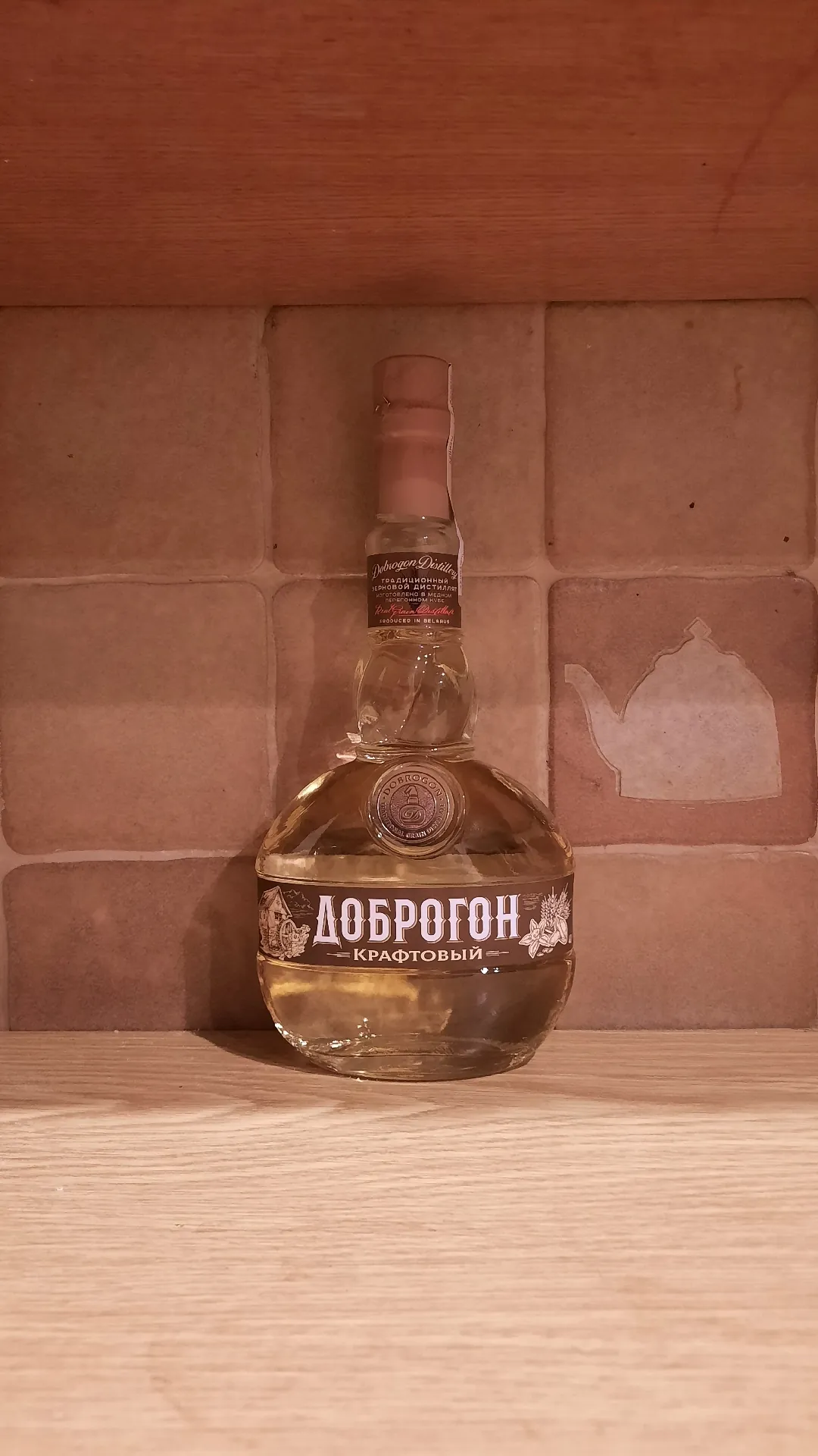 Зерновой дистиллят «Доброгон Крафтовый», 40%, 0,5 л