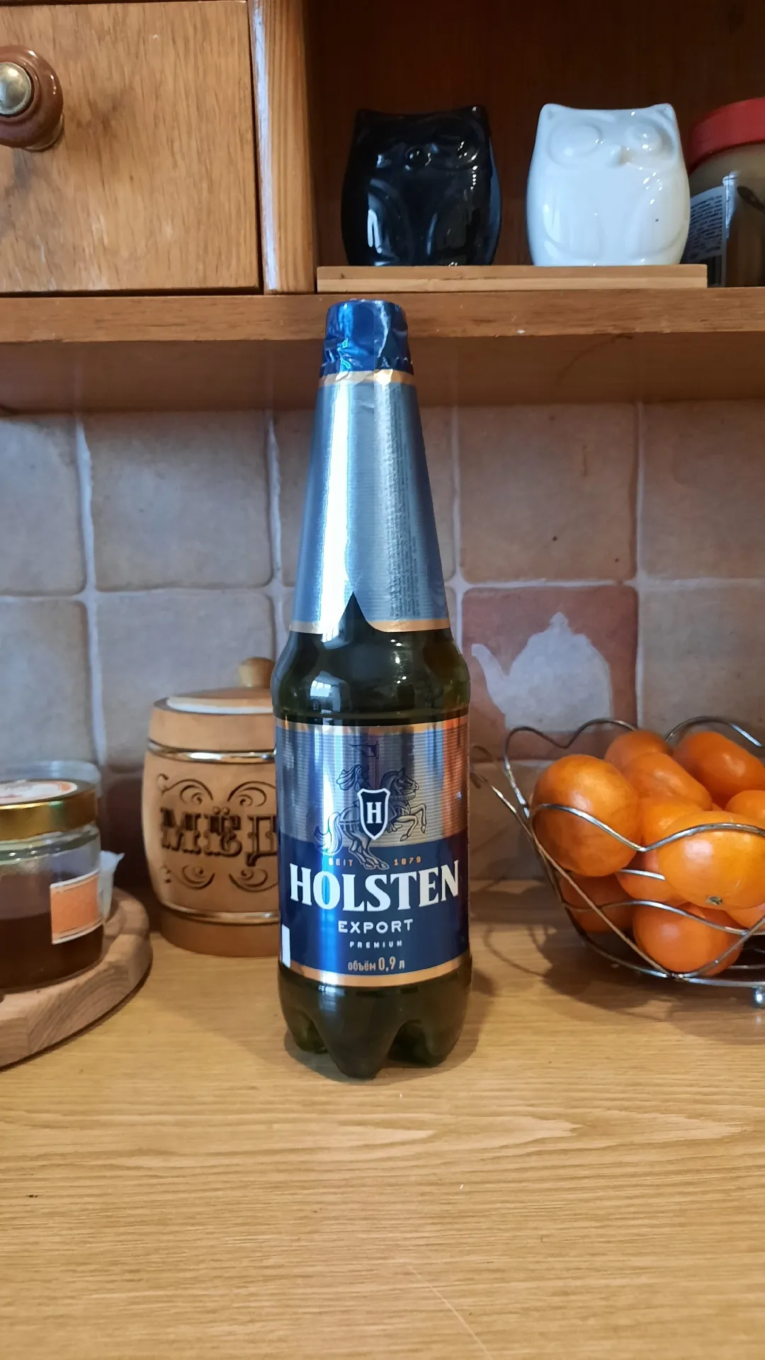 Пиво светлое пастеризованное «Holsten Export», 5,4%, 0,9 л