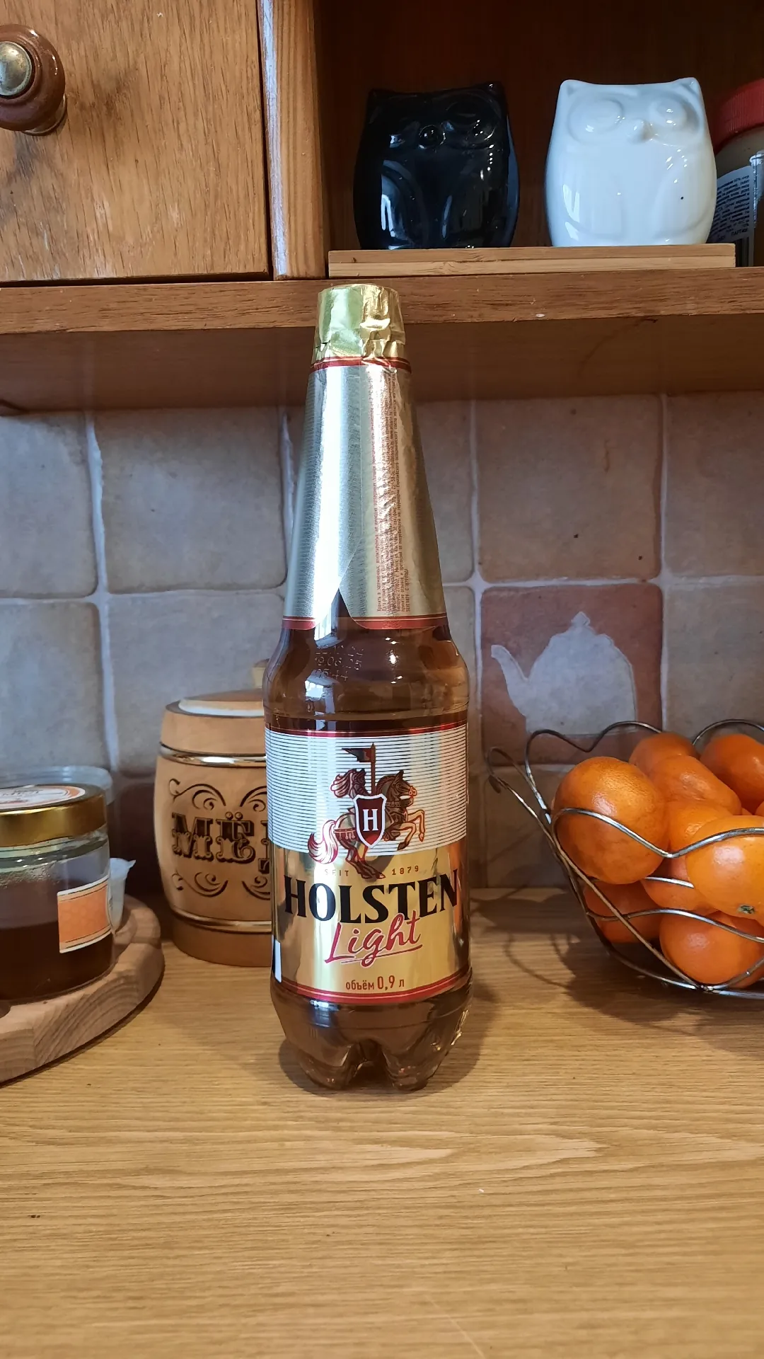 Пиво светлое пастеризованное «Holsten Light», 4,1%, 0,9 л