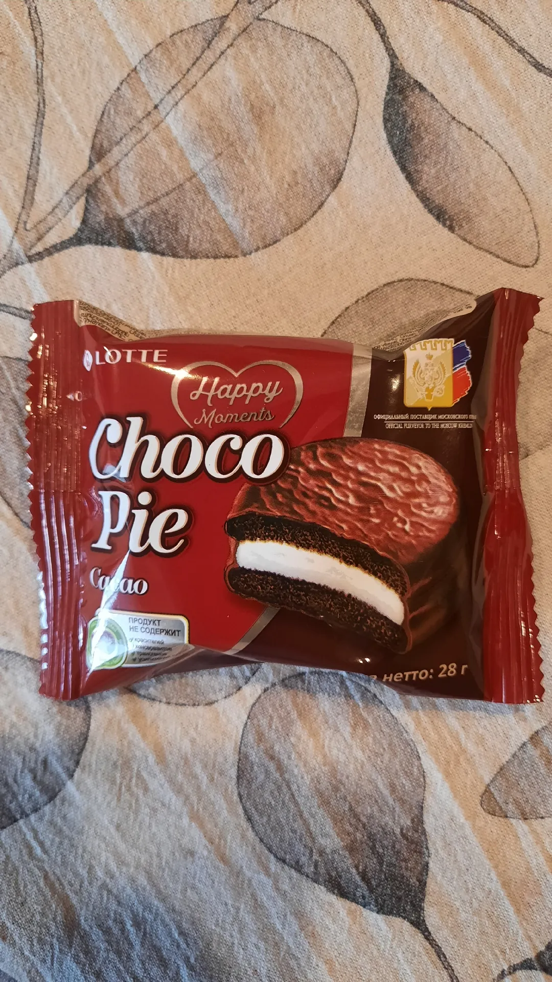 Печенье глазированное «Lotte Choco Pie Cacao», 28 г
