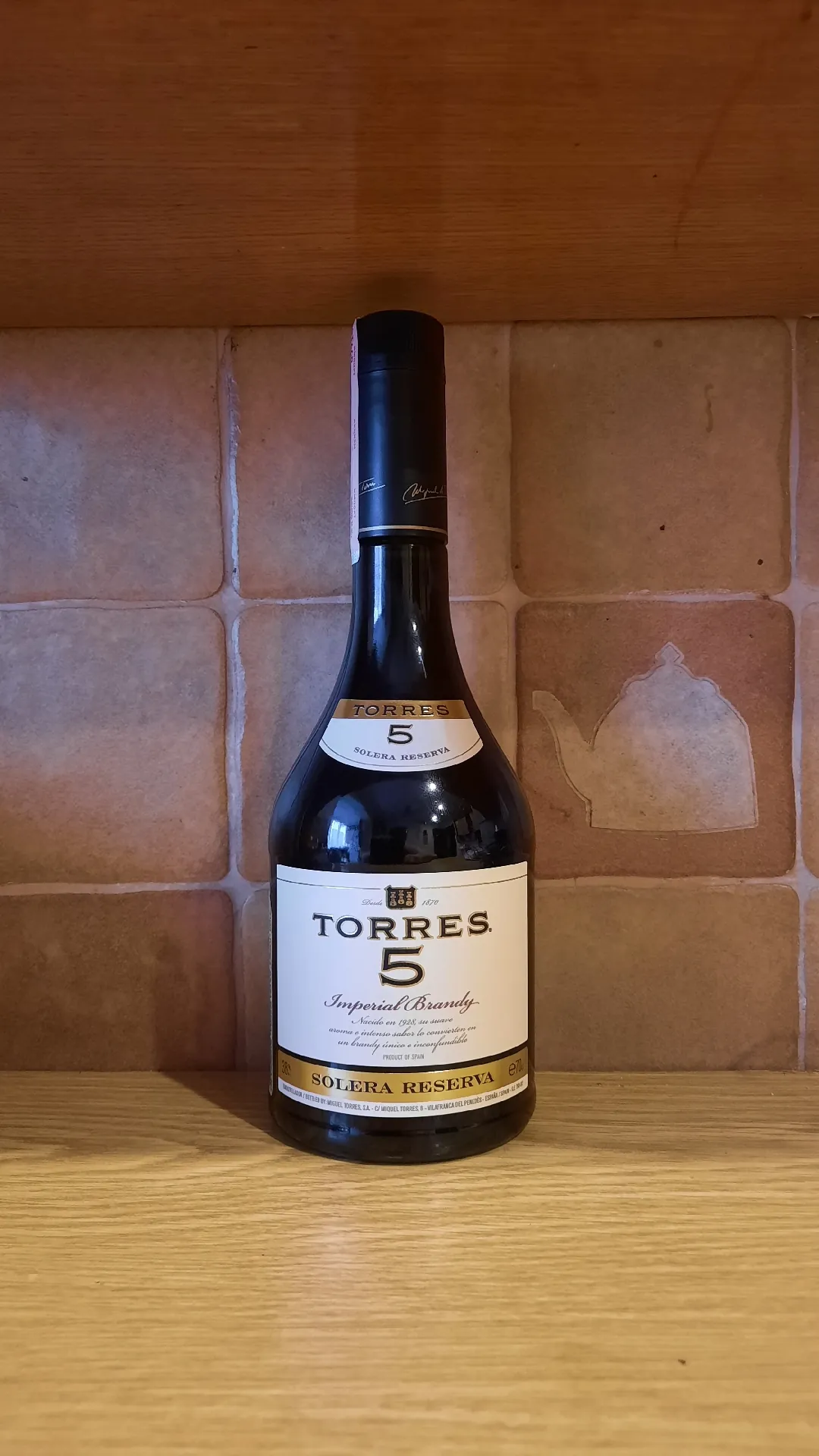 Бренди Torres 5 Solera Reserva, 38%, 0,7 л