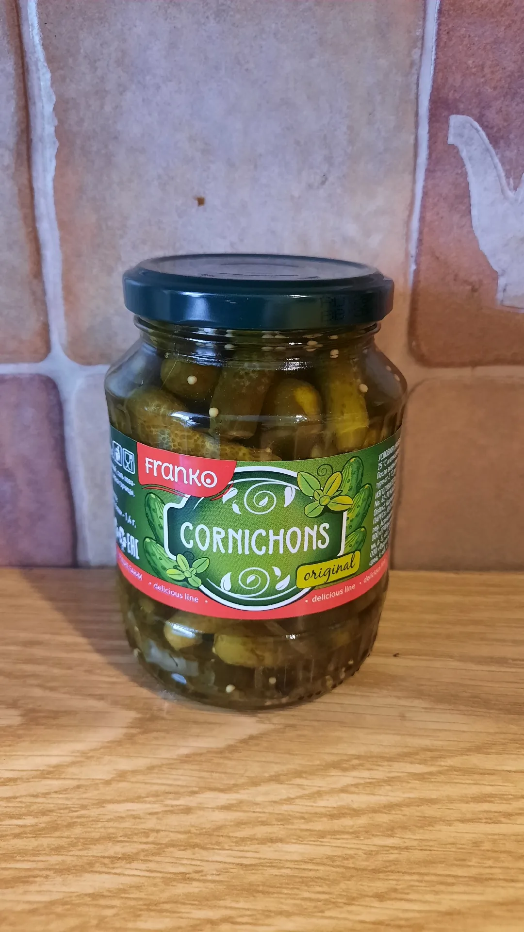 Корнишоны Franko маринованные, 340 г