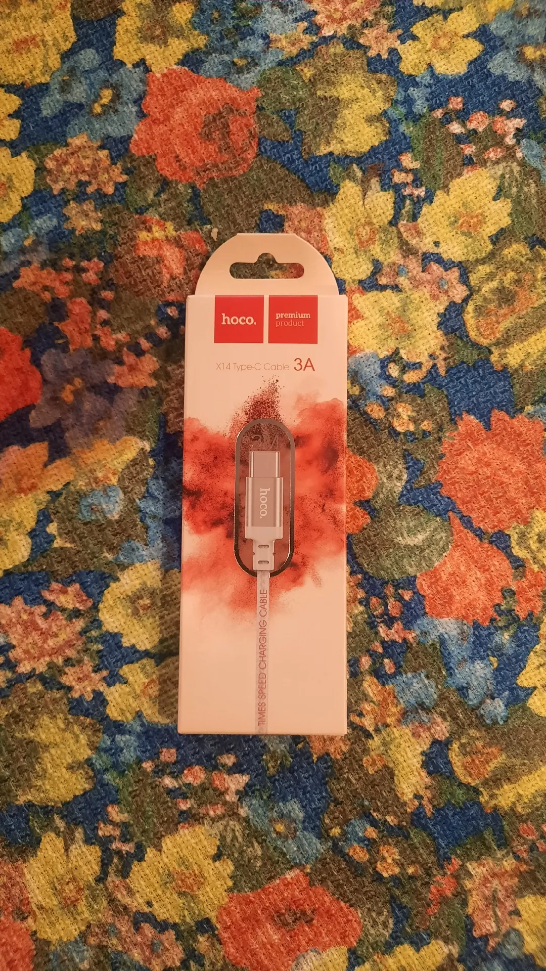 Кабель Hoco X14 Double speed charging data cable Type-C, 2 м, белый