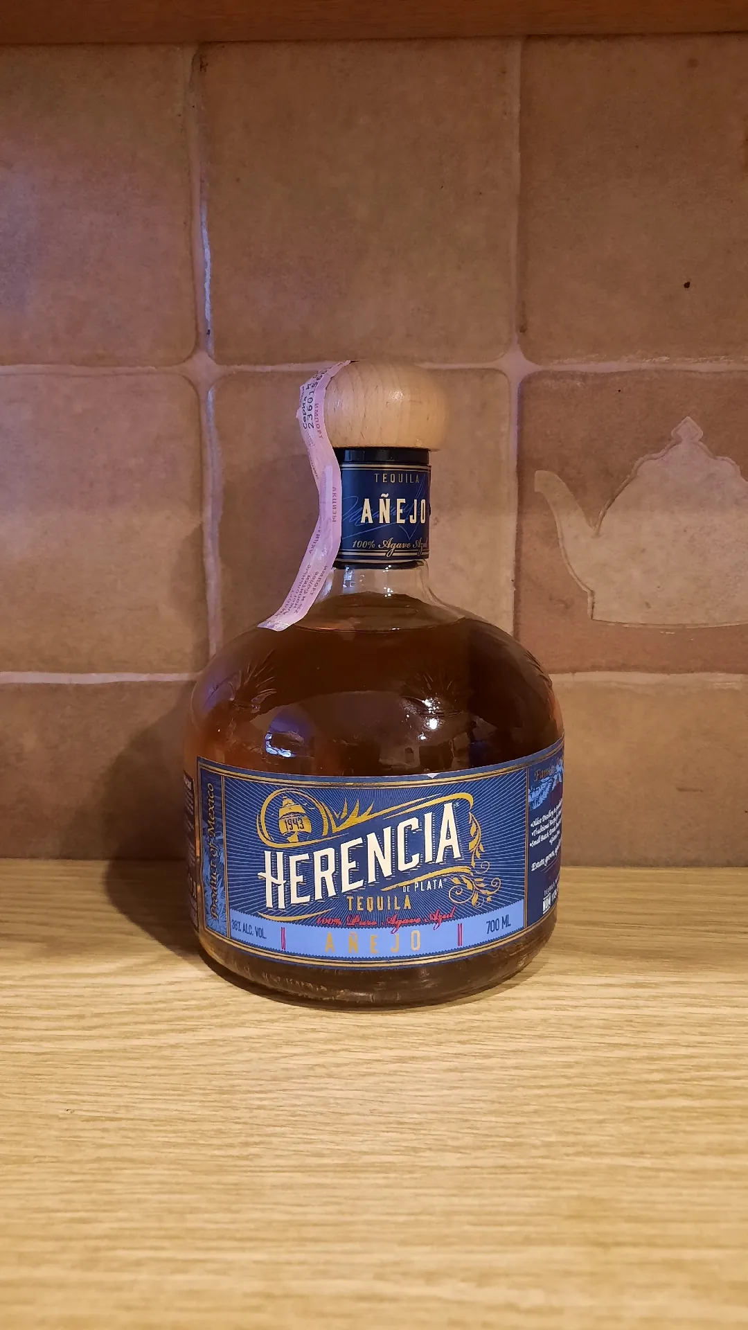 Текила Herencia de Plata Añejo, 38%, 0,7 л