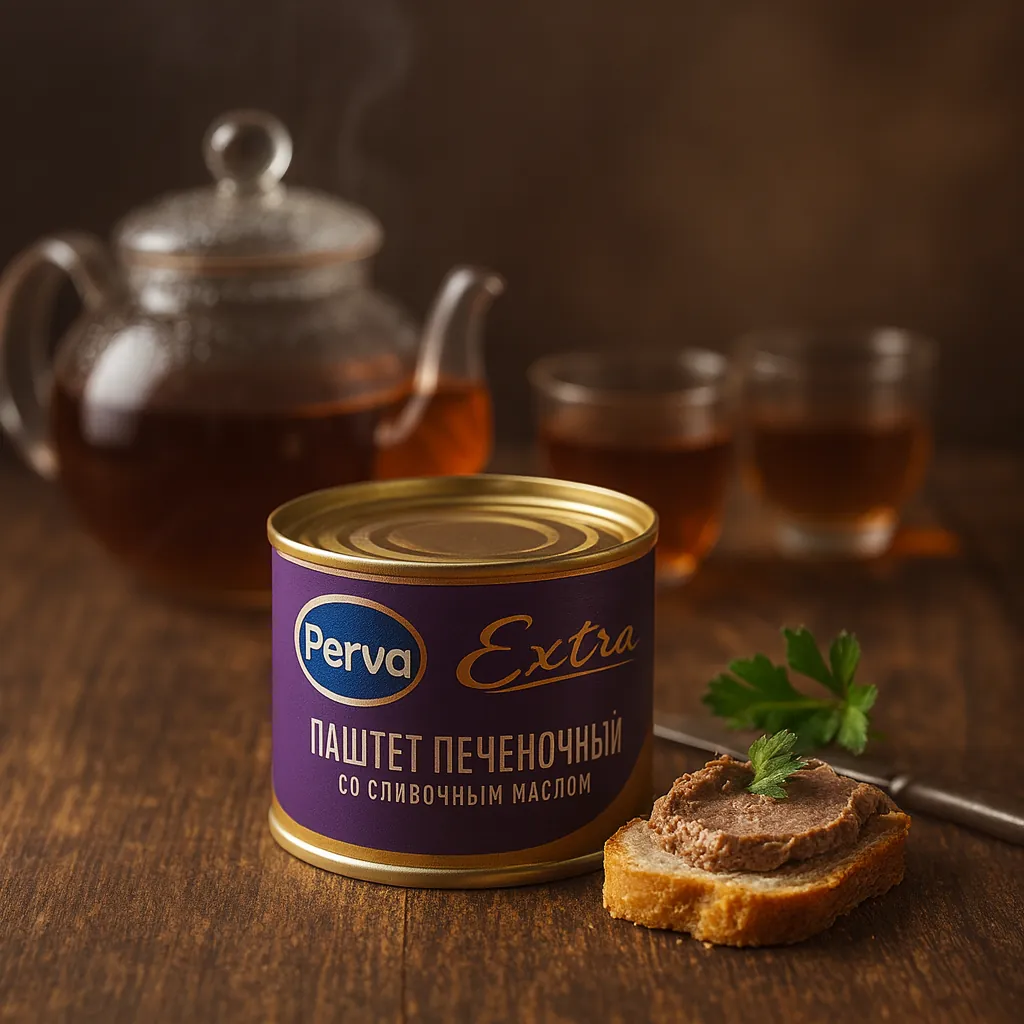 Паштет Perva Extra печёночный со сливочным маслом, 250 г