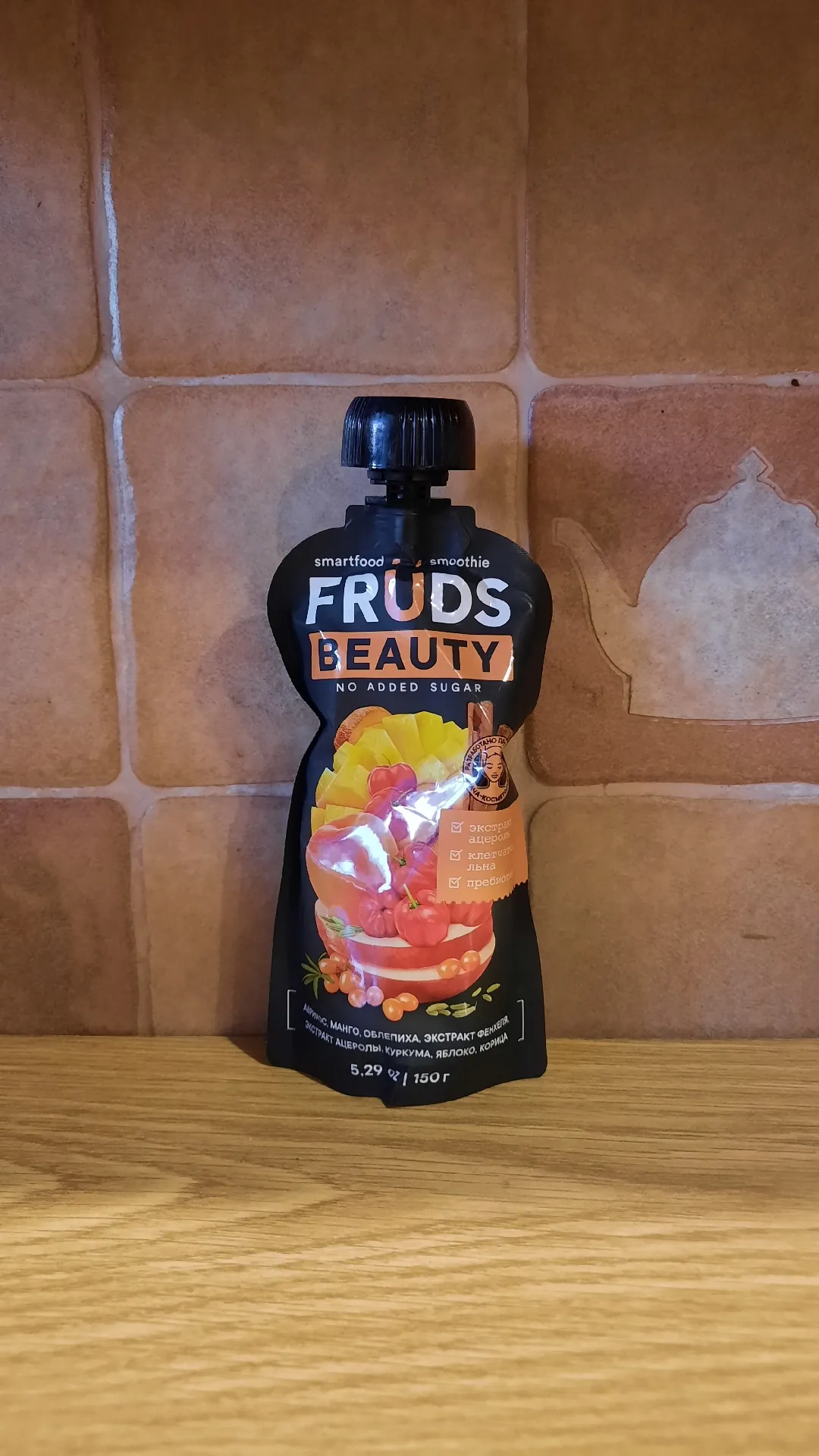 Пюре (смузи) Smartfood Smoothie Fruds Beauty, 150 г