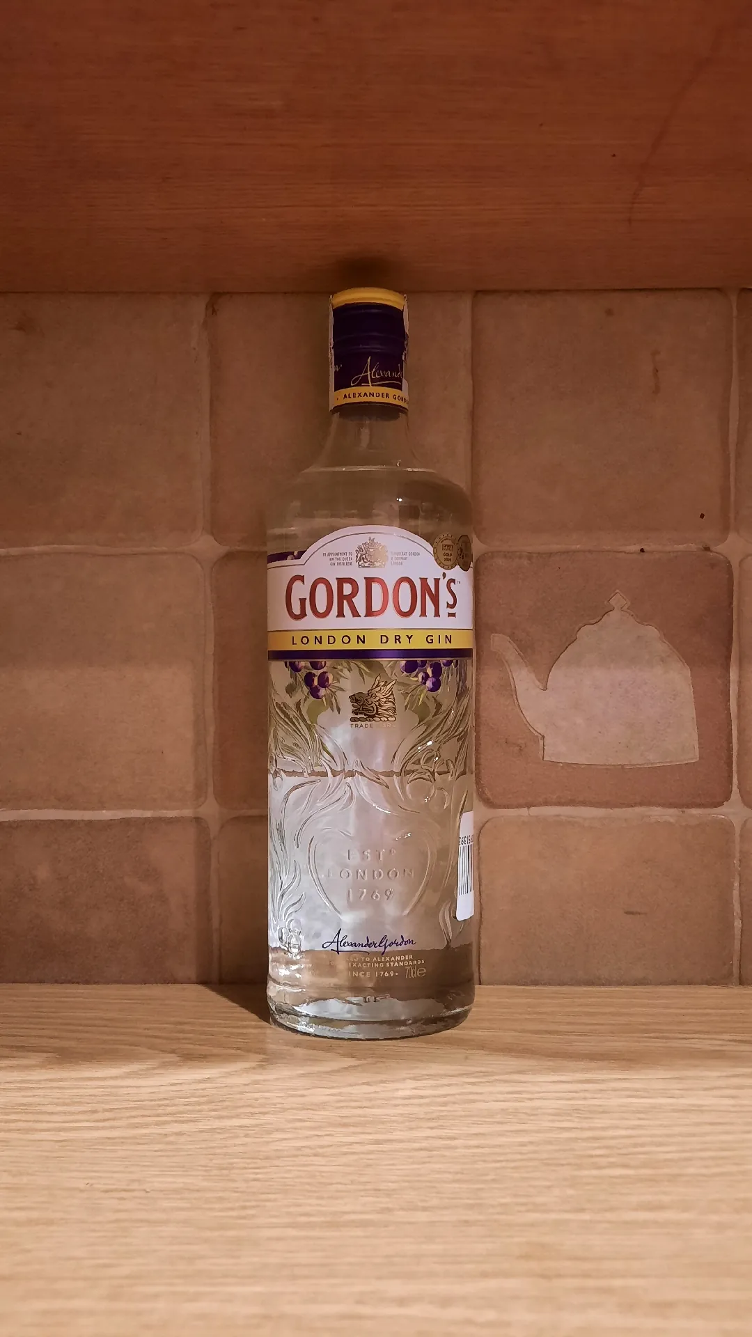 Джин Gordon’s London Dry Gin, 37,5%, 0,7 л
