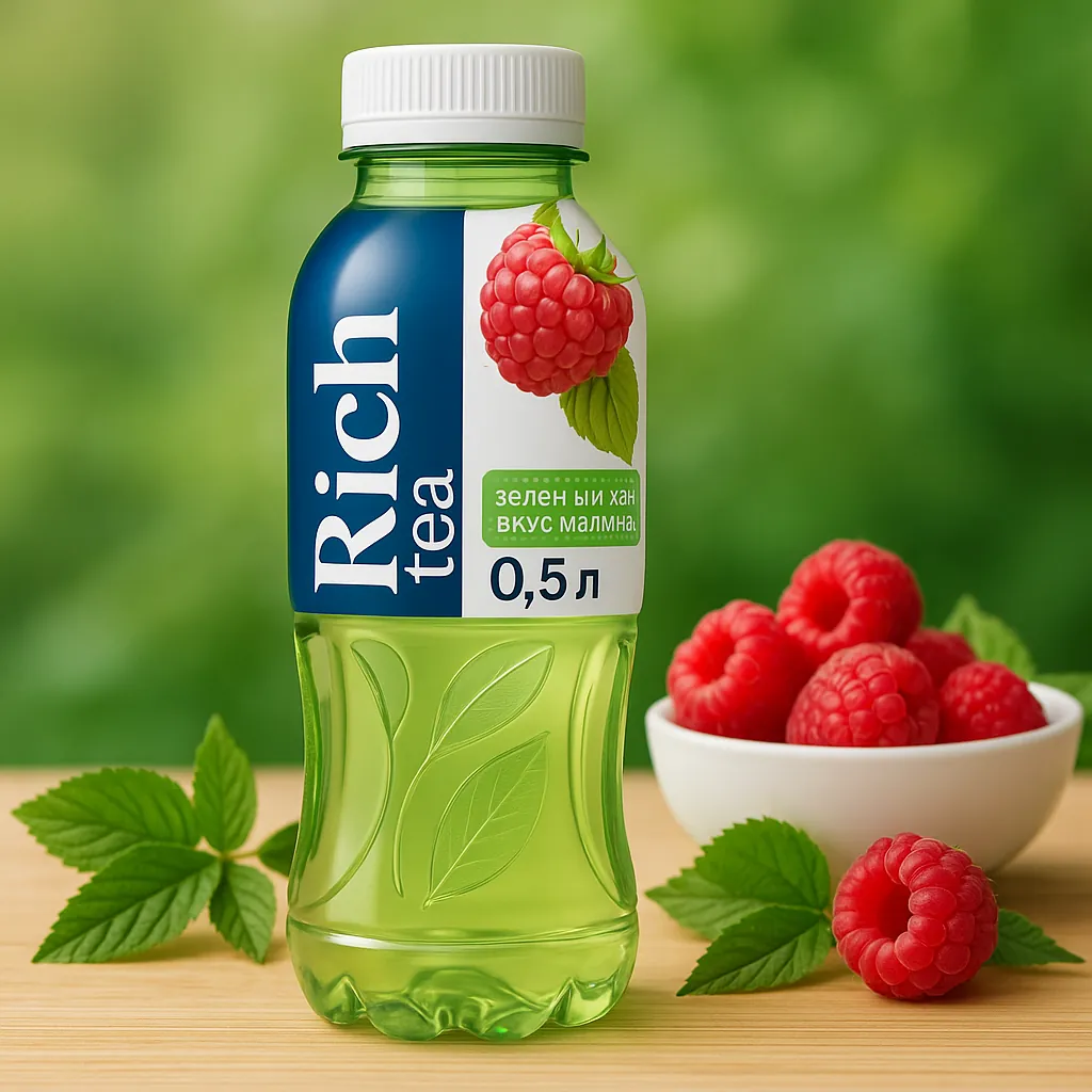 Чай холодный зелёный Rich «Малина», 0,5 л