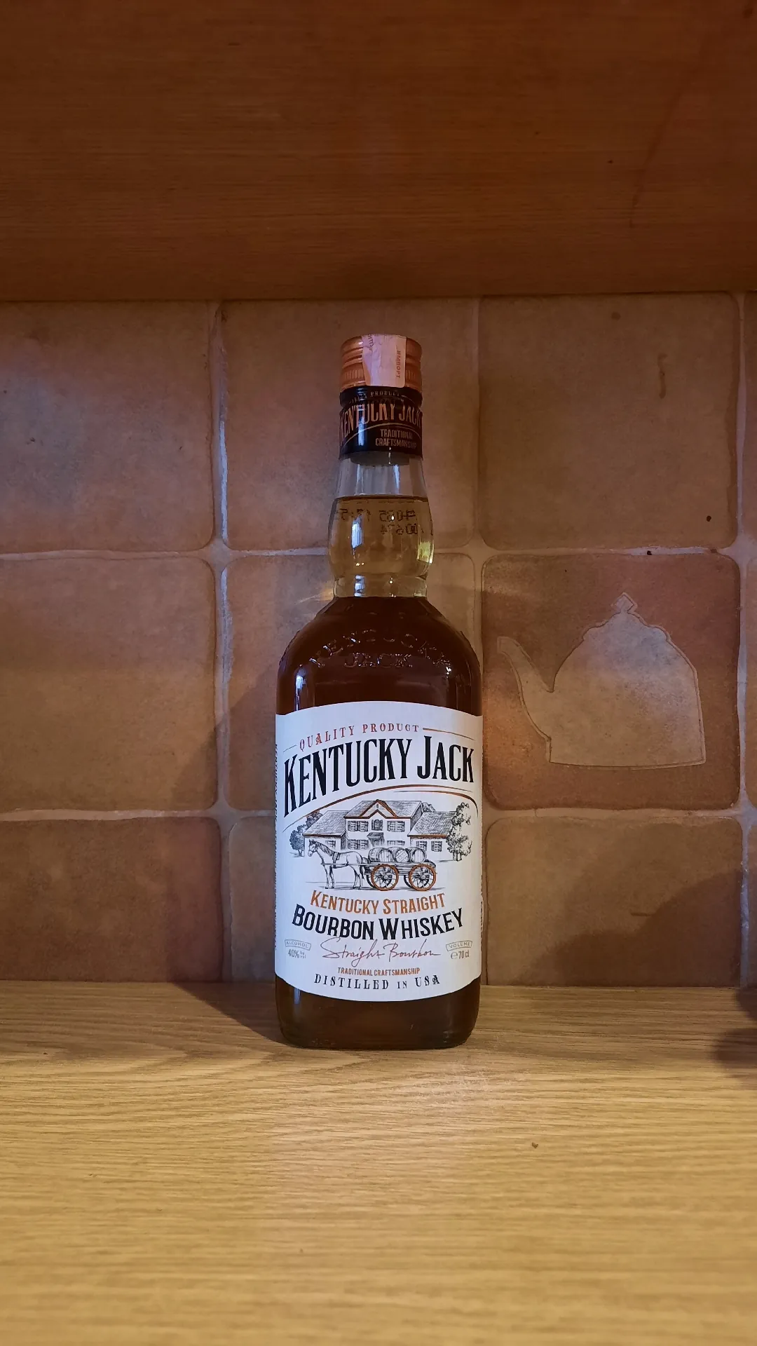Виски Kentucky Jack Straight Bourbon Whiskey, 40%, 0,7 л