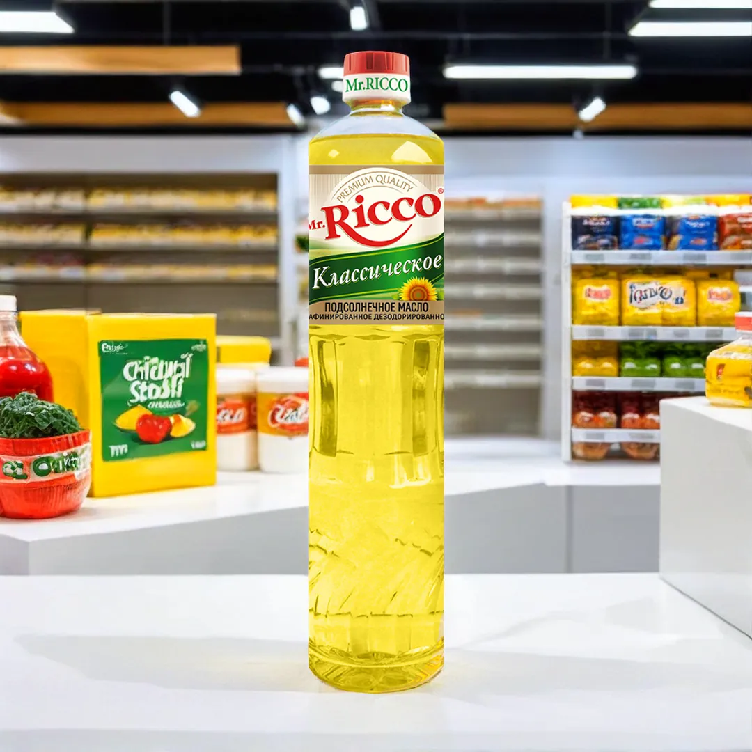 Масло подсолнечное Mr.Ricco классическое, 1 л