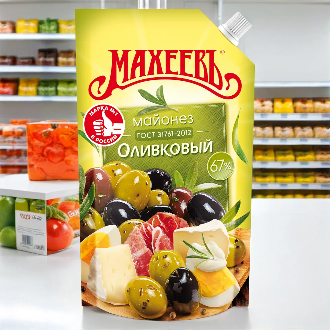 Майонез Махеевъ «Оливковый», 67%, 190 г