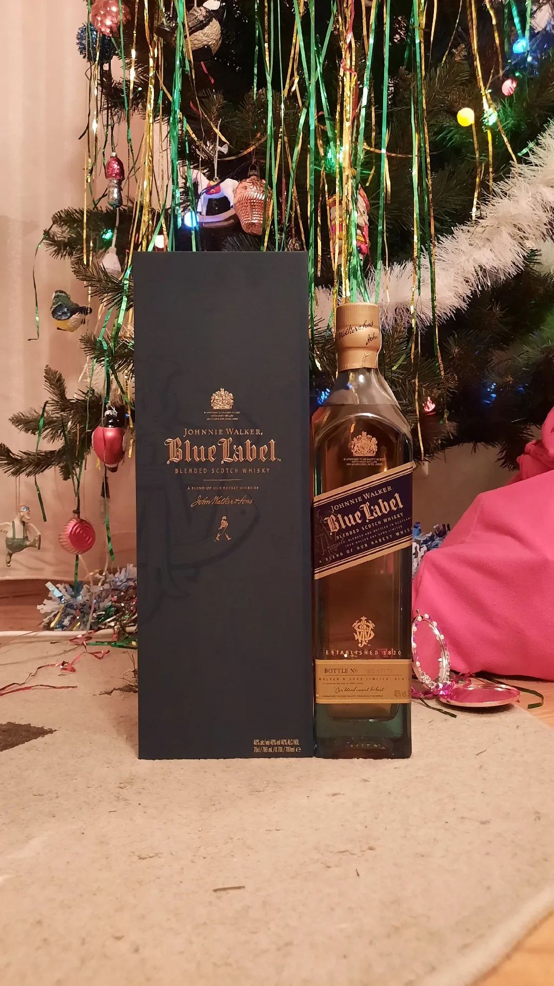 Виски Johnnie Walker Blue Label Blended Scotch Whisky, 40%, 0,7 л