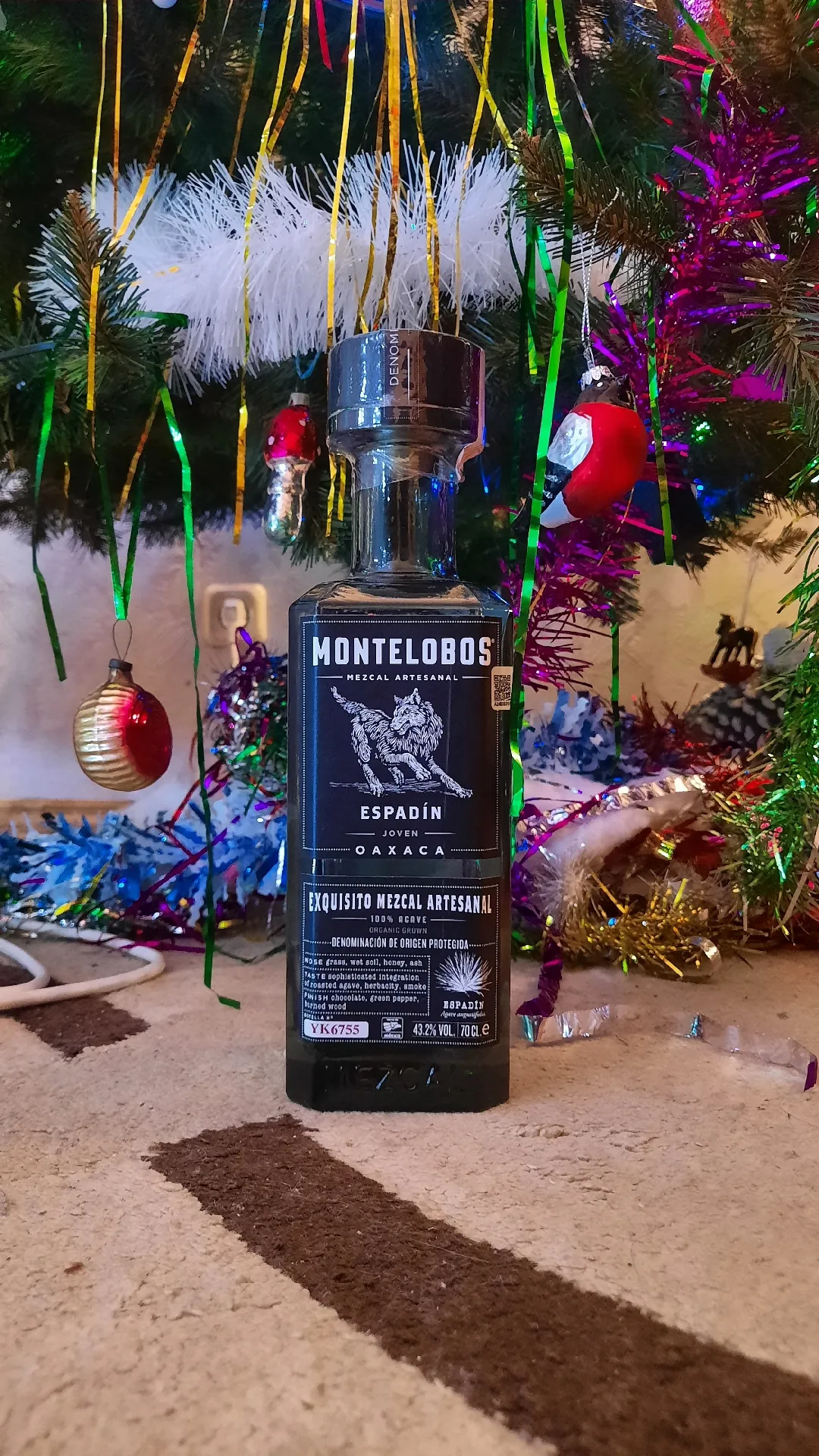 Мескаль Montelobos Espadín Joven (Монтелобос Эспадин Ховен), 43,2%, 0,7 л