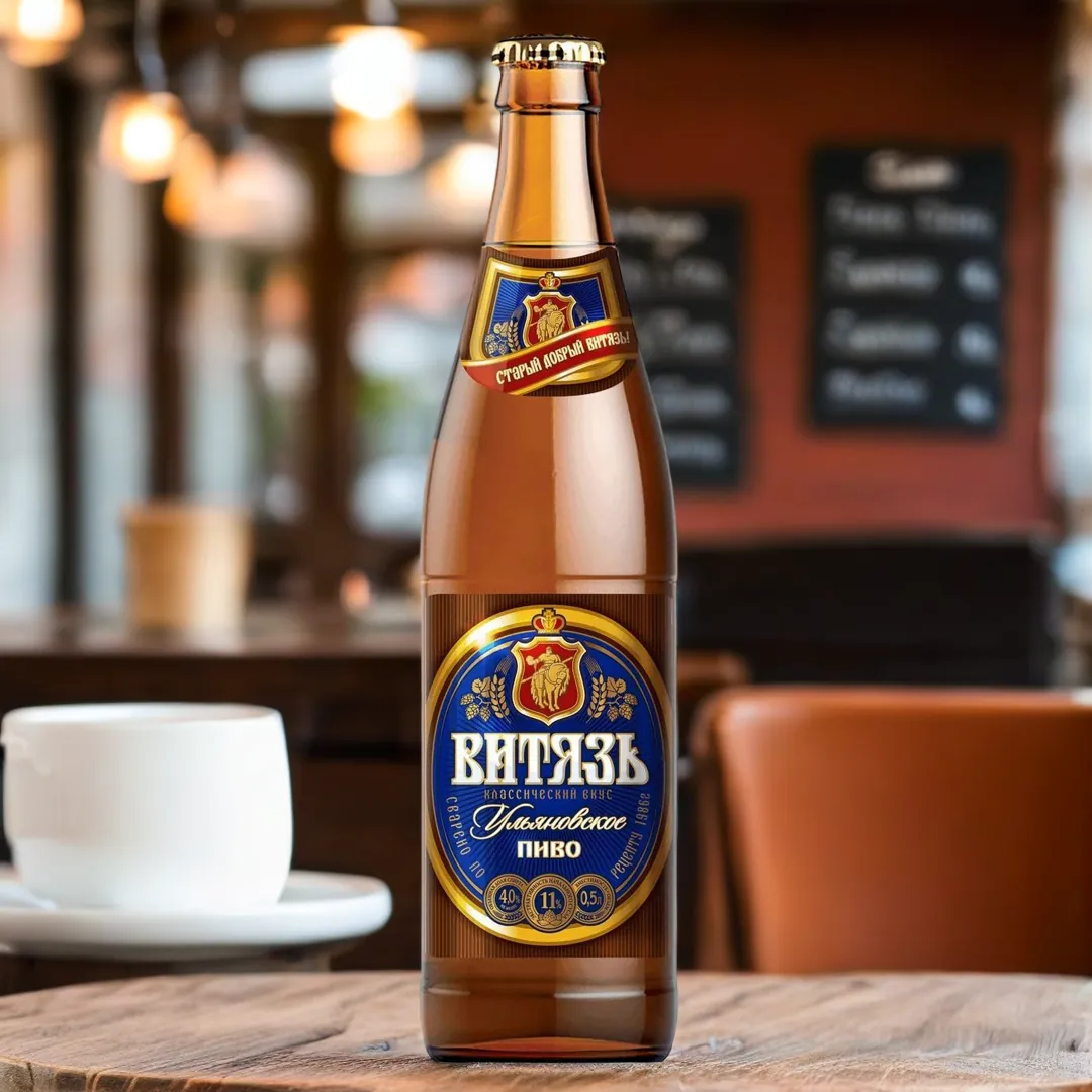 Название: Пиво светлое «Витязь» Ульяновское, 4,5%, 0,45 л
