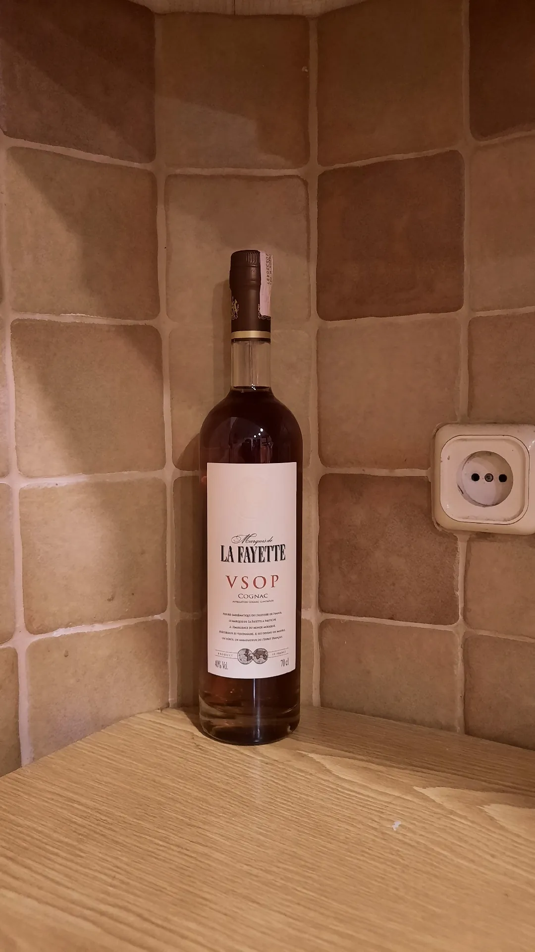 Коньяк Marquis de La Fayette VSOP (Маркиз де Лафайет), 40%, 0,7 л