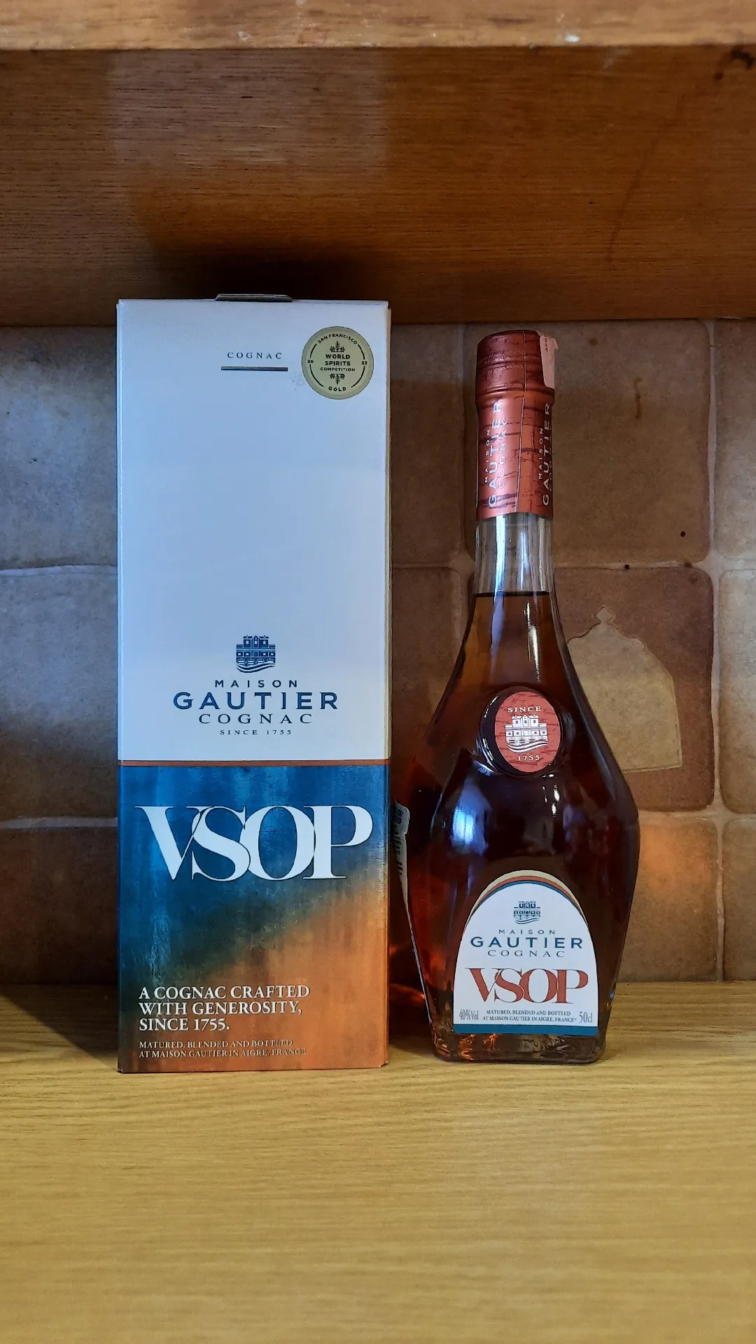 Коньяк Gautier VSOP в подарочной коробке, 40%, 0,5 л