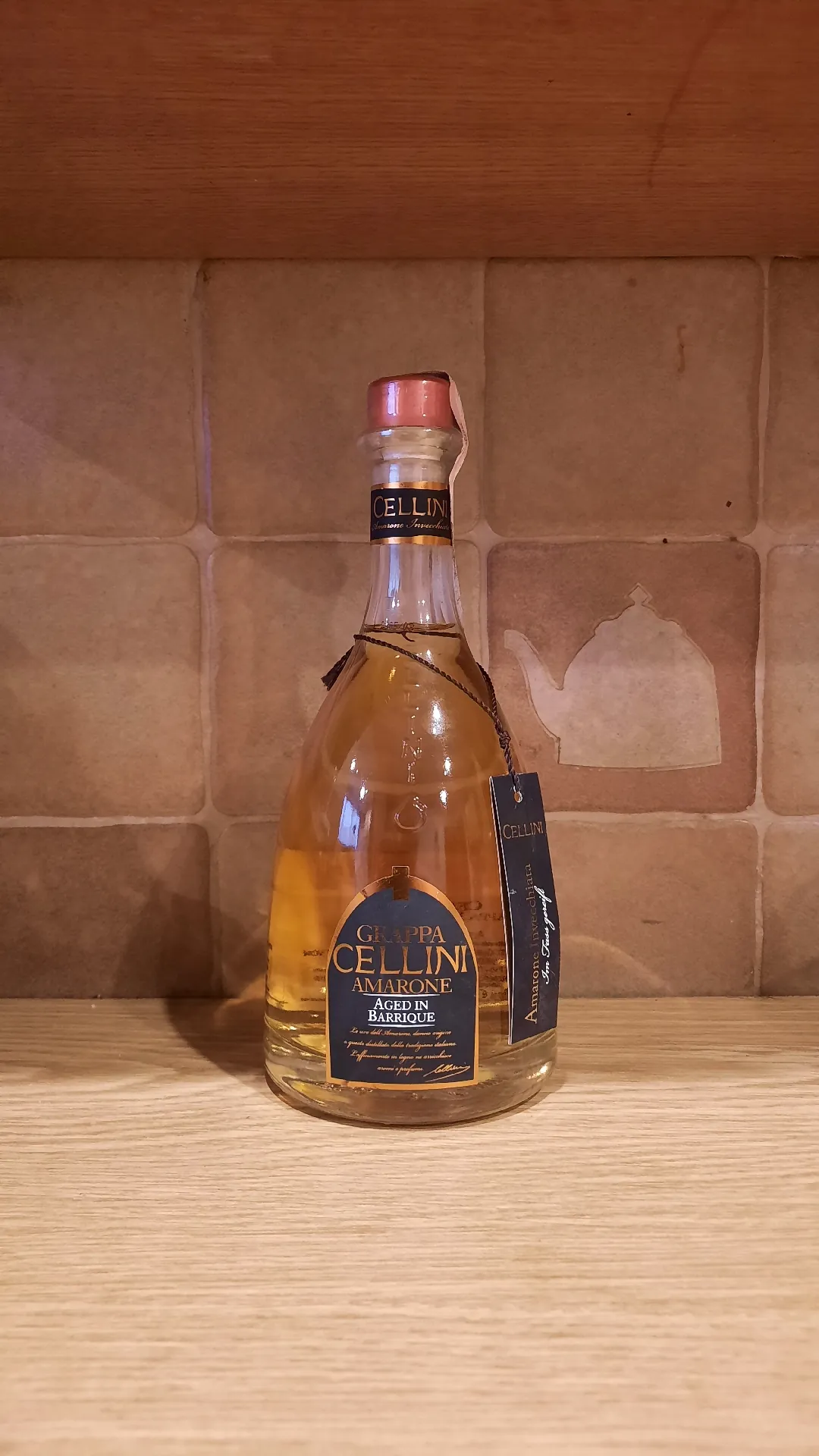 Граппа Cellini Amarone Aged in Barrique (Invecchiata), 38%, 0,5 л