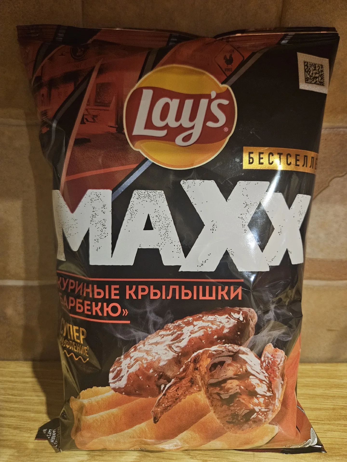Чипсы картофельные Lay’s MAXX «Куриные крылышки барбекю», 100 г