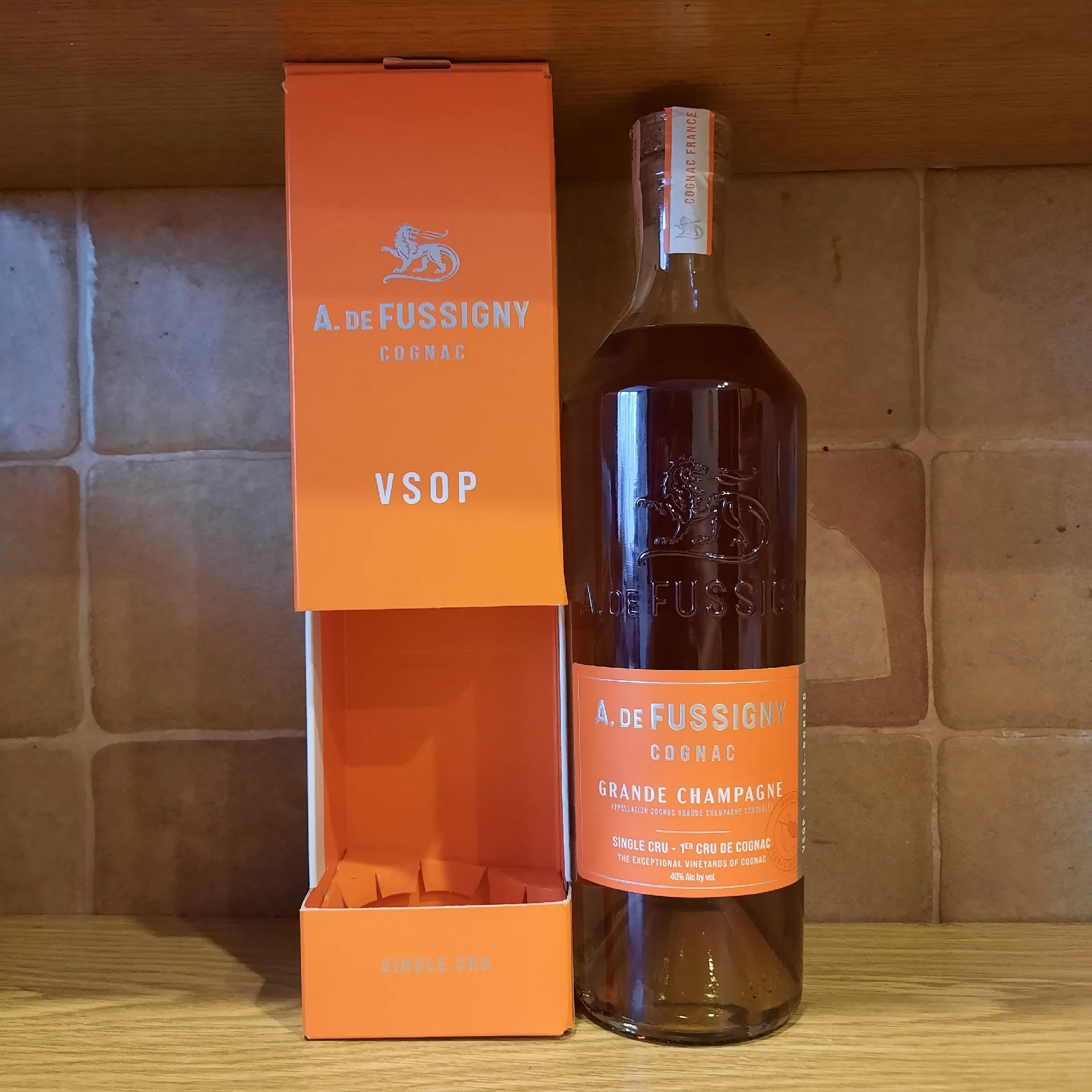 Коньяк A. de Fussigny Grande Champagne VSOP в подарочной упаковке, 40%, 0,7 л