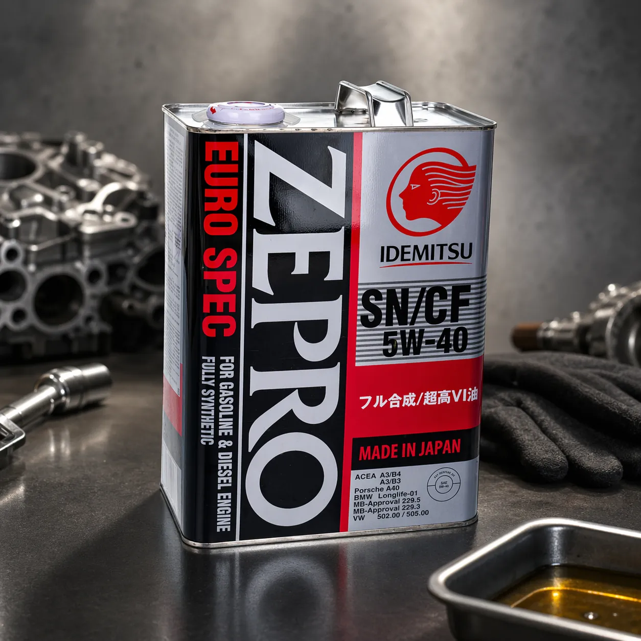 Моторное масло Idemitsu Zepro Euro Spec SN/CF 5W-40, 4 л