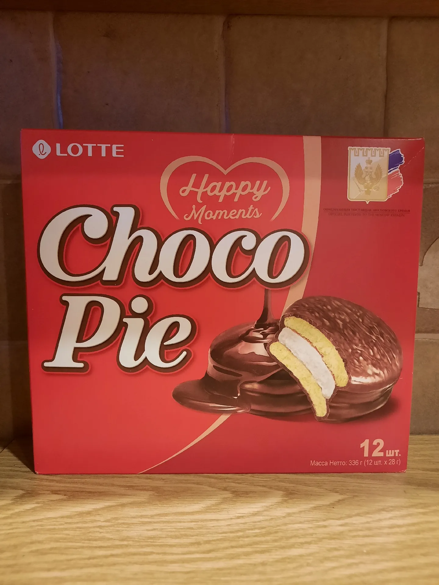 Пирожное Lotte Choco Pie, 12 шт., 336 г