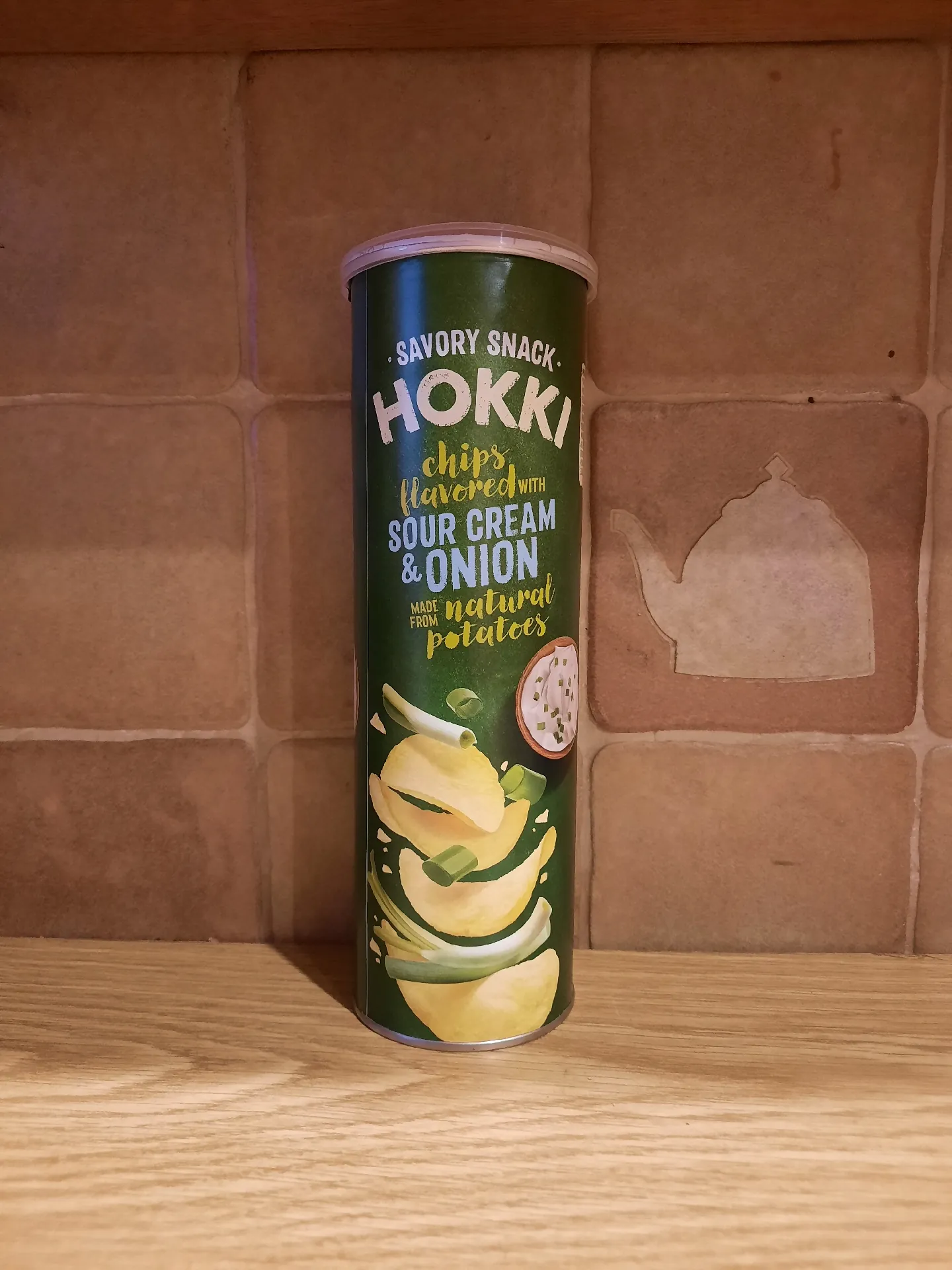 Картофельные чипсы Hokki со вкусом сметаны и лука (Sour Cream & Onion), 120 г