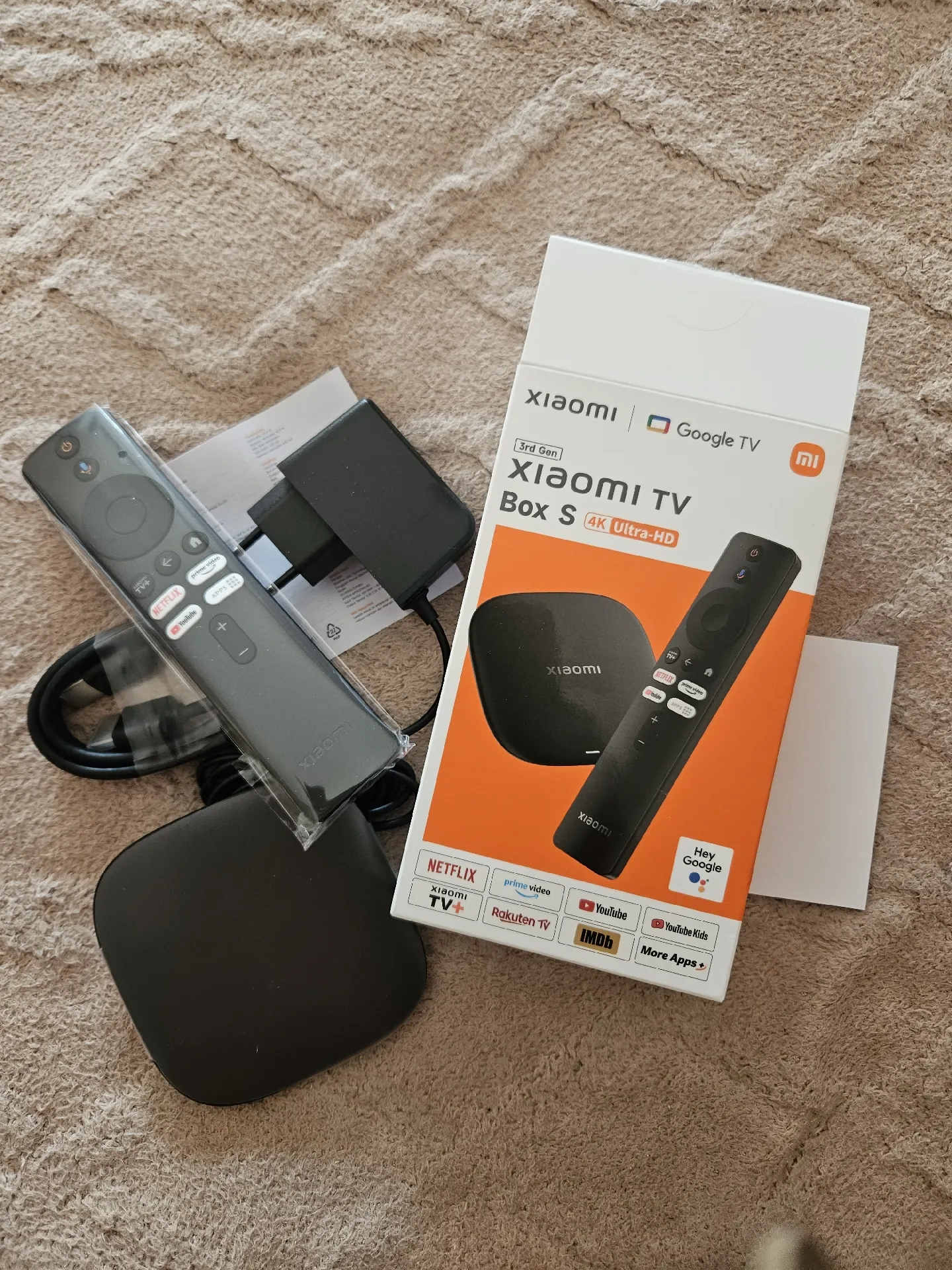 ТВ-приставка Xiaomi TV Box S 3rd Gen 4K Ultra-HD (международная версия)