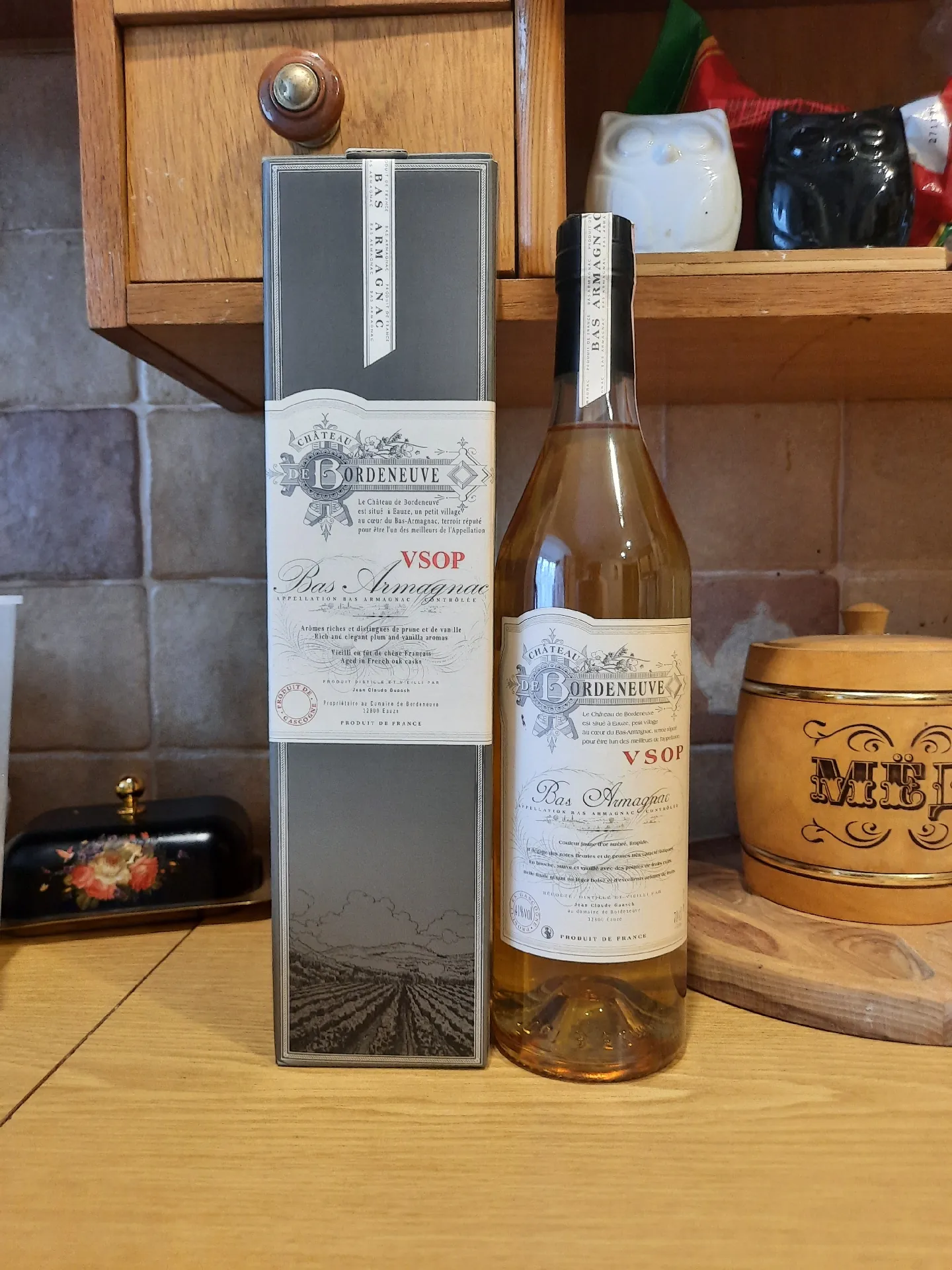 Арманьяк Château de Bordeneuve Bas Armagnac VSOP в подарочной упаковке, 40%, 0,7 л