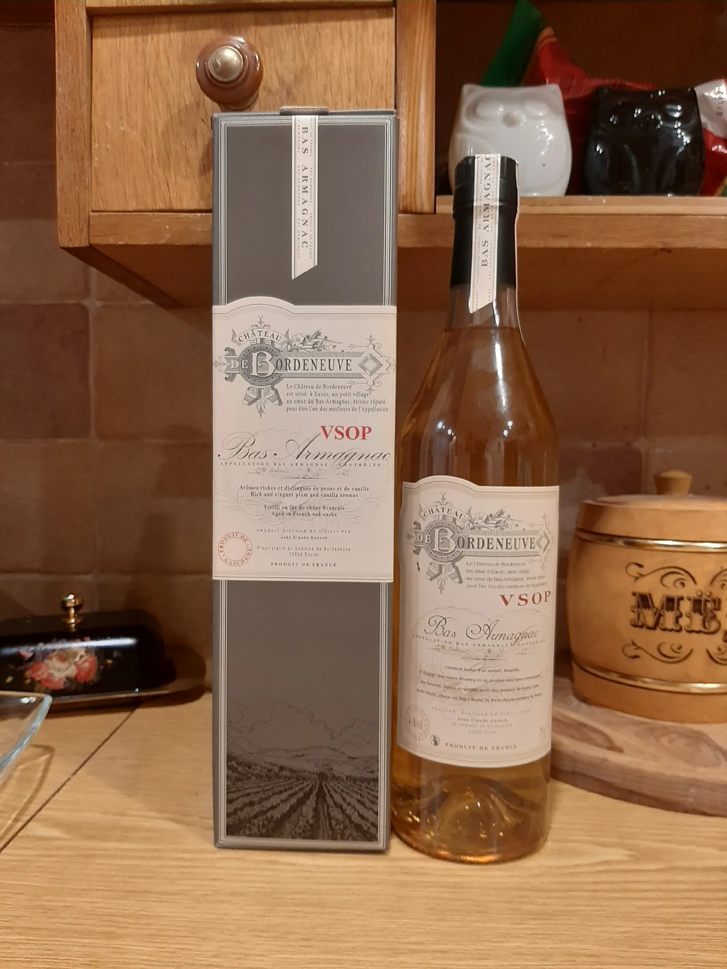 Арманьяк Château de Bordeneuve Bas Armagnac VSOP в подарочной упаковке, 40%, 0,7 л